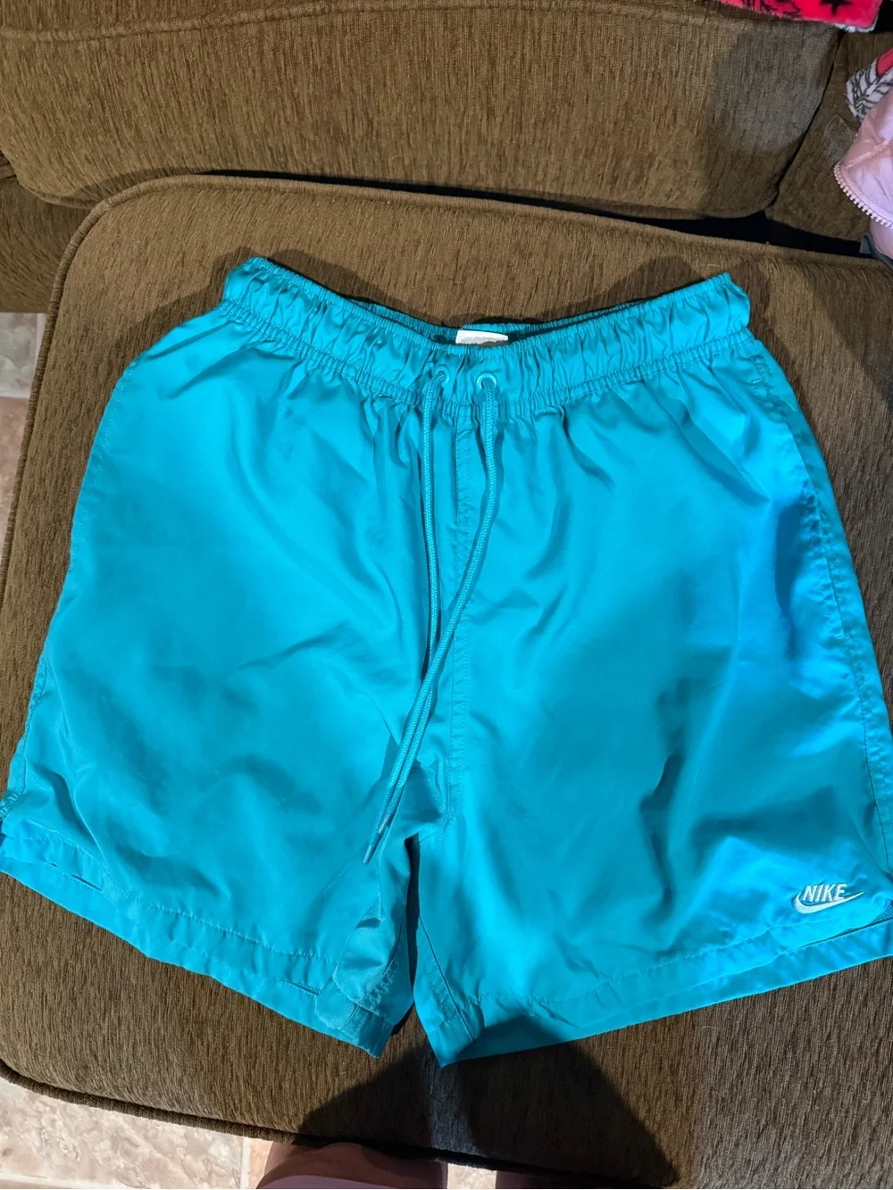 Nike Teal Athletic Swim Shorts